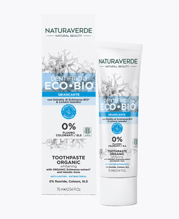 Dentifricio Eco-Bio Sbiancante NATURAVERDE NATURAL BEAUTY