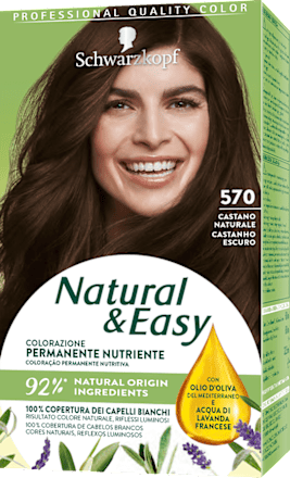 Colore Permanente Nutriente Castano Naturale 570 Natural & Easy