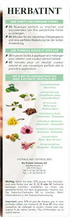 Haarfarbe Gel 5D Helles Gold Braun Herbatint
