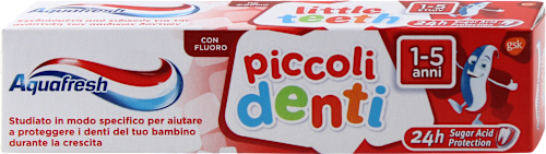 Dentifricio per bambini piccoli denti Aquafresh
