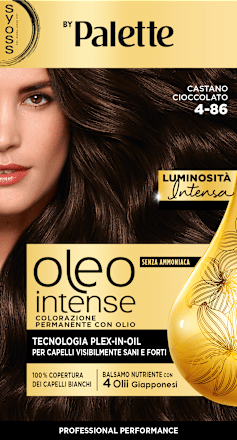 Colorazione permanente 4-86 castano cioccolato syoss Oleo Intense