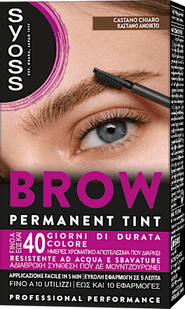 Kit tinta sopracciglia - castano chiaro syoss