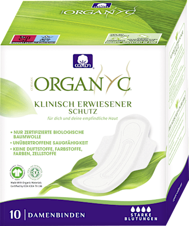 Binden mit Flügeln Stark Organyc
