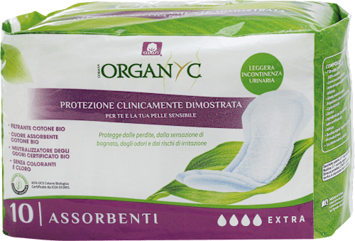 Assorbenti per incontinenza extra ORGANYC