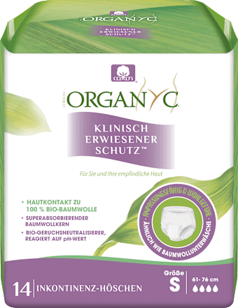 Pants Inkontinenz Gr. S Organyc