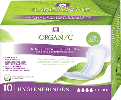 Binden Inktontinenz Extra Organyc