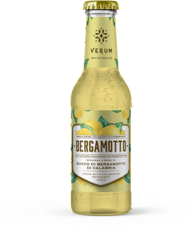 Bevanda gassata con succo di bergamotto di Calabria VERUM Bevi più Naturale