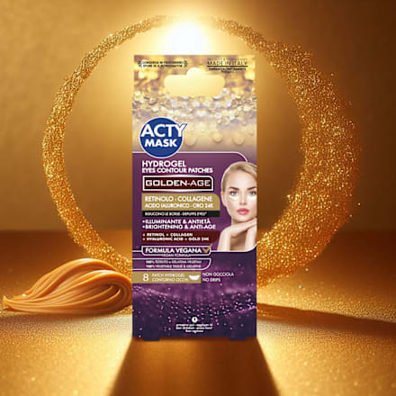 Patch occhi in idrogel anti-age illuminanti Golden-Age ACTY MASK