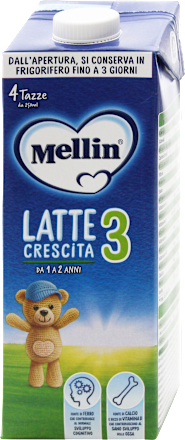 Latte crescita 3 liquido Mellin