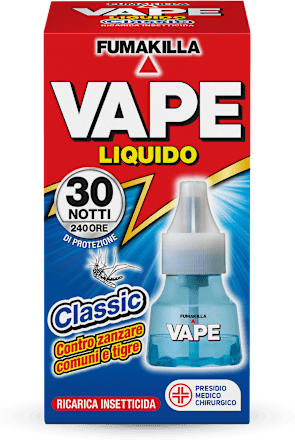 Ricarica liquida 30 notti contro le zanzare VAPE