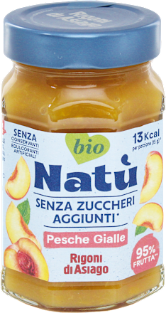 Natù bio composta di pesche gialle Rigoni di Asiago
