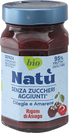 Composta Natù Bio di ciliegie e amarene Rigoni di Asiago