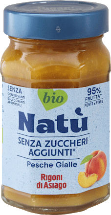 Natù bio composta di pesche gialle Rigoni di Asiago