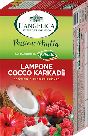 Tisana lampone, cocco e karkadè L'ANGELICA