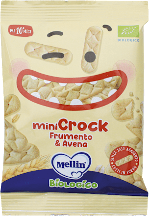 Mini Crock biologici al frumento e avena  Mellin
