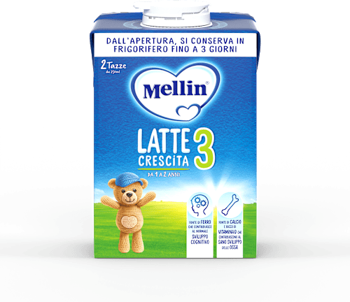 Latte crescita 3 liquido Mellin