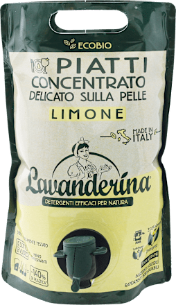 Ricarica detersivo piatti al limone Lavanderina