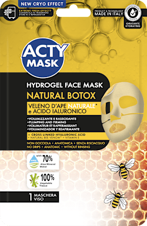 Hydrogel Maschera natural botox con veleno d'ape naturale e acido ialuronico ACTY MASK