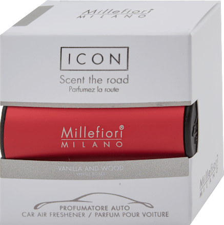Vôňa do auta Icon - Vanilla & Wood Millefiori MILANO
