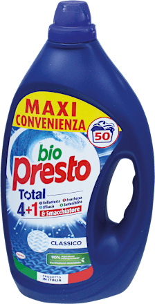 Detersivo liquido classico formato maxi bio presto