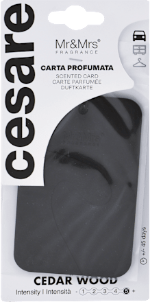 Vôňa do auta Cesare Scented Card - Cedar Wood Mr&Mrs