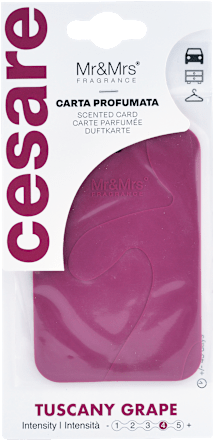 Vôňa do auta Cesare Scented Card - Tuscany Grape  Mr&Mrs