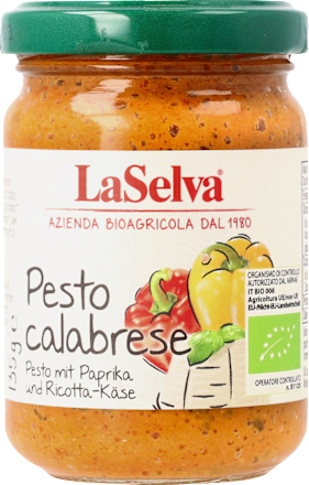 Pesto mit Paprika & Ricotta LaSelva