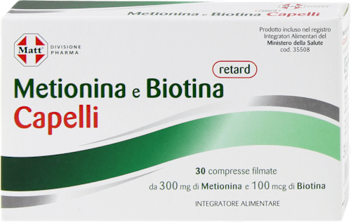 Metionina e biotina retard capelli Matt DIVISIONE PHARMA