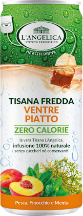 Tisana fredda ventre piatto gusto pesca, finocchio e menta L'ANGELICA