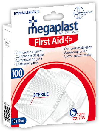Compresse di garze sterili  megaplast
