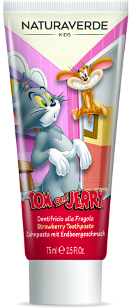 Dentifricio alla fragola Tom e Jerry NATURAVERDE KIDS