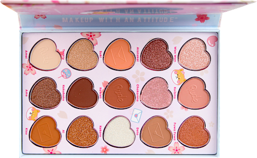 First Love Diary Secrets Chibi Manga paleta senki za oči Rude