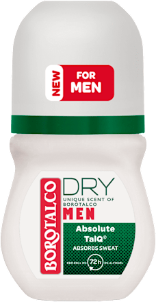 Men Absolute deo roll-on  Extra Dry – Unique Borotalco