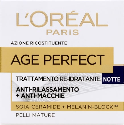 Trattamento re-idratante notte anti-rilassamento + anti-macchie Age Perfect L'ORÉAL PARiS