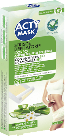 Strisce depilatorie corpo Aloe ACTY MASK