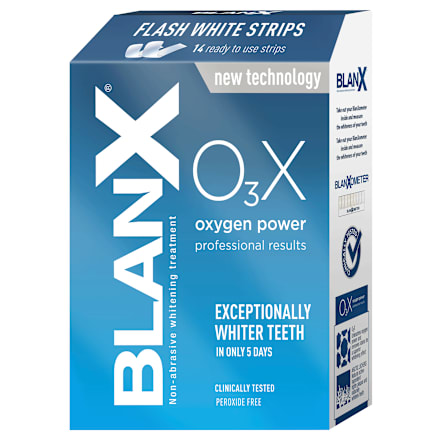 Traka za izbeljivanje zuba, O₃X Blanx