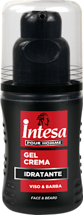 Gel crema idratante per viso e barba intesa