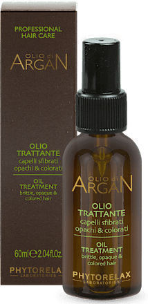 Olio trattante Professional Hair Care per capelli sfibrati, opachi e colorati Phytorelax