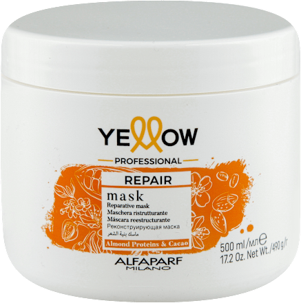 yellow REPAIR hranljiva maska za oštećenu kosu  ALFAPARF