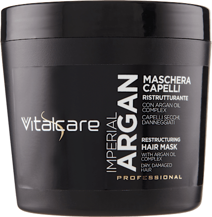 Maschera capelli ristrutturante con olio di argan vitalcare