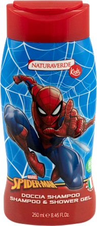 Детски шампоан и душ гел Spiderman NATURAVERDE KIDS