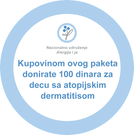 Paket za ekcem i suvu kožu, 0+ meseci AZETA bio