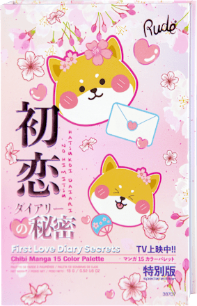 First Love Diary Secrets Chibi Manga paleta senki za oči Rude
