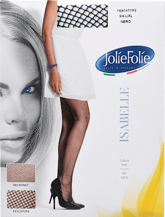Mrežaste hlačne nogavice Isabelle Pescatore, L/XL, črne Jolie Folie