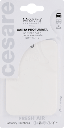 Vôňa do auta Cesare Scented Card - Fresh Air Mr&Mrs