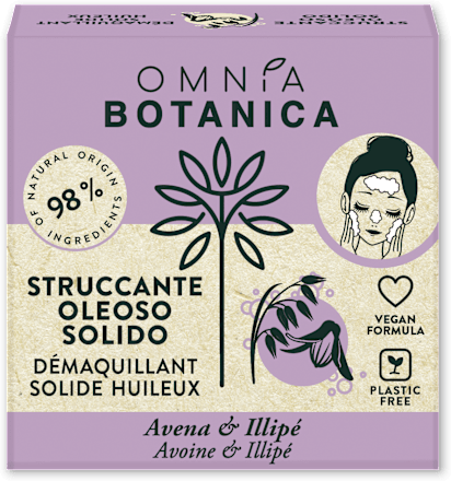 Struccante oleoso solido avena e illipé OMNIA BOTANICA