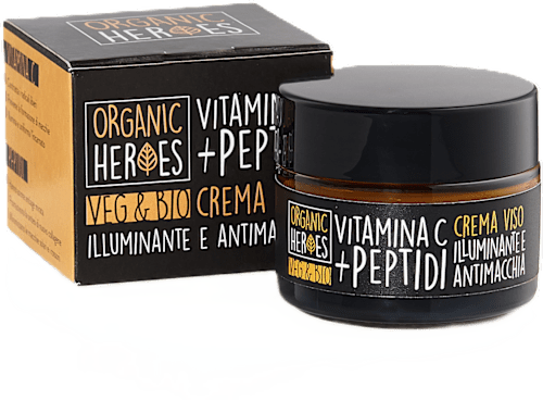 Crema da giorno illuminante e antimacchia ORGANIC HEROES