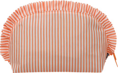 Kulturbeutel orange Streifen Miomojo