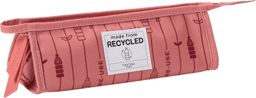 Kosmetiktasche apricot "made from Recycled" Miomojo