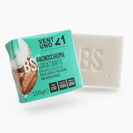 Bagnoschiuma solido idratante VENTUNO